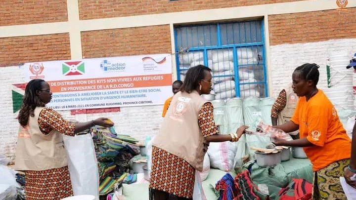 #Cibitoke: Distribution des kits Articles Non Alimentaire (NFIs), d&rsquo;Hygiène et de Dignité aux réfugiés en provenance de la R.D- Congo dans le camp des réfugiés à Rugombo, Province Cibitoke