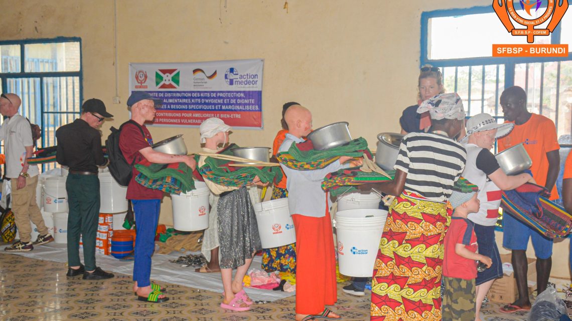 Renforcer la résilience des communautés Batwa et albinos au Burundi: Solidarité des Femmes pour le Bien-être Social et le Progrès au Burundi (SFBSP-Burundi) et action Medeor engagés pour les personnes vulnérables