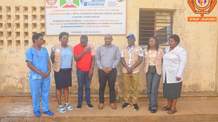 Mission conjointe de la SFBSP-Burundi et Action Medeor au Centre de Santé de Rubirizi