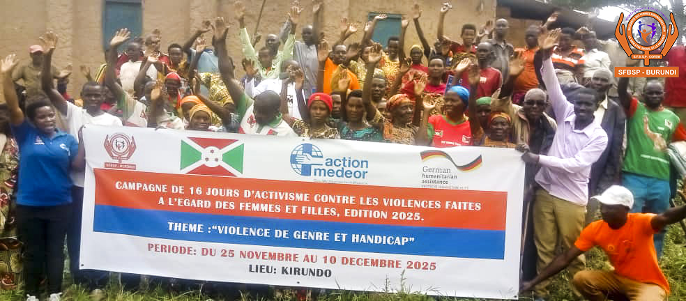 #SFBSP-BURUNDI : ENGAGEMENT RENFORCE CONTRE LES VBG A L’OCCASION DE LA CLOTURE DES 16 JOURS D’ACTIVISME