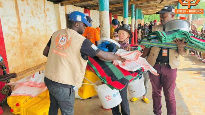 Dans le cadre de son action humanitaire, la #SFBSP soutient activement les personnes déplacées internes et celles vivant avec l’albinisme.