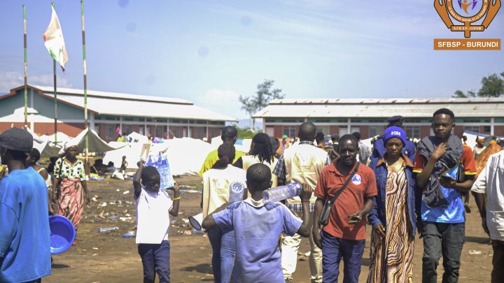 Afflux massif des réfugiés congolais suite à la prise d’Uvira : la SFBSP alerte sur les besoins urgents identifiés à Gaharawe et Vugizo