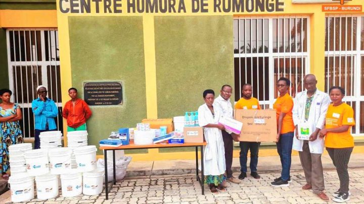 SFBSP-Burundi : Don de médicaments et kits d’hygiène au Centre Humura de Rumonge.