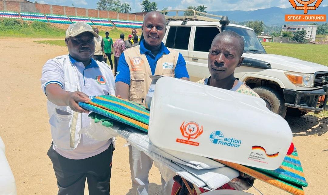 La SFBSP intervient à Bubanza pour appuyer 176 ménages affectés par les pluies torrentielles